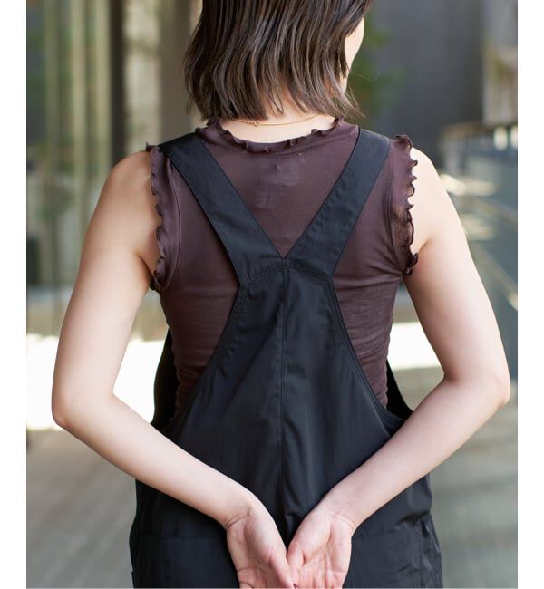 IENA LA BOUCLE「《追加》seamless basic./シームレスベーシック Flounce タンクトップ」|タンクトップ|
