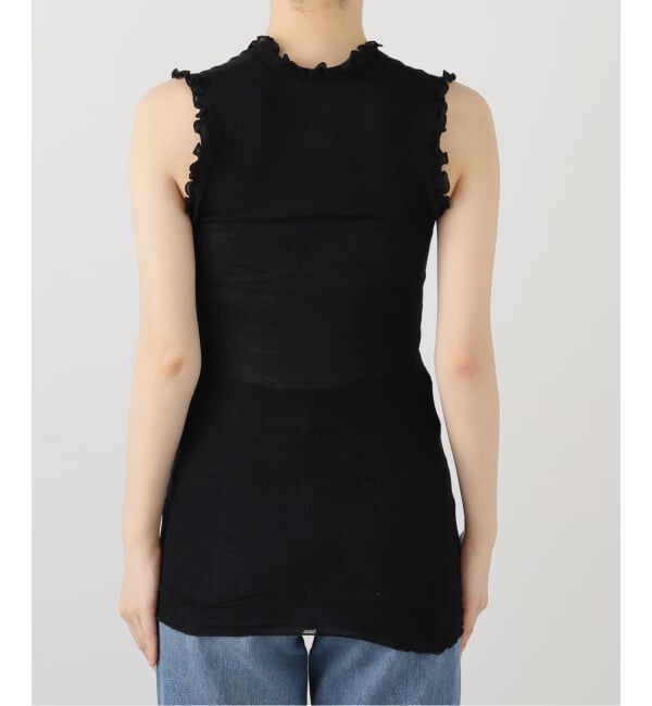 IENA LA BOUCLE「《追加》seamless basic./シームレスベーシック Flounce タンクトップ」|タンクトップ|