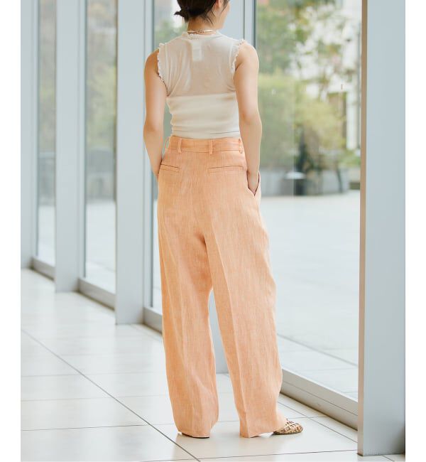 IENA LA BOUCLE「《追加》seamless basic./シームレスベーシック Flounce タンクトップ」|タンクトップ|