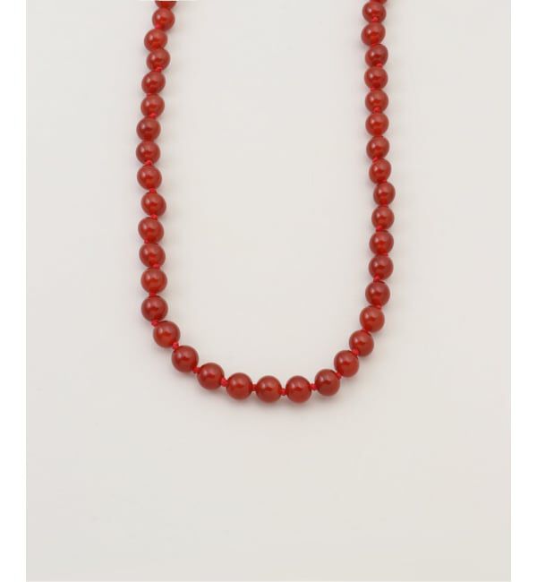 IENA「《追加》EO/イオ ROUND STONE NECKLACE ネックレス BO26SS-56」|ネックレス|