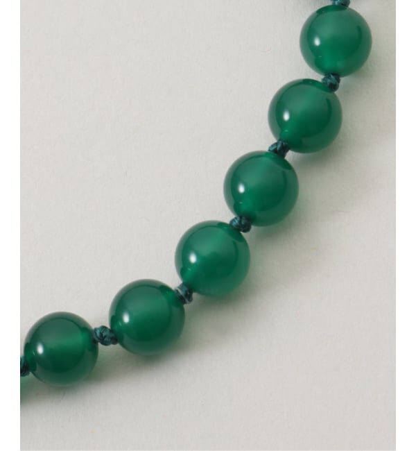 IENA「《追加》EO/イオ ROUND STONE NECKLACE ネックレス BO26SS-56」|ネックレス|