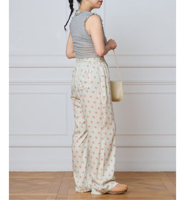 IENA LA BOUCLE「《追加2》seamless basic. シームレスベーシック Flounce タンクトップ」|タンクトップ|