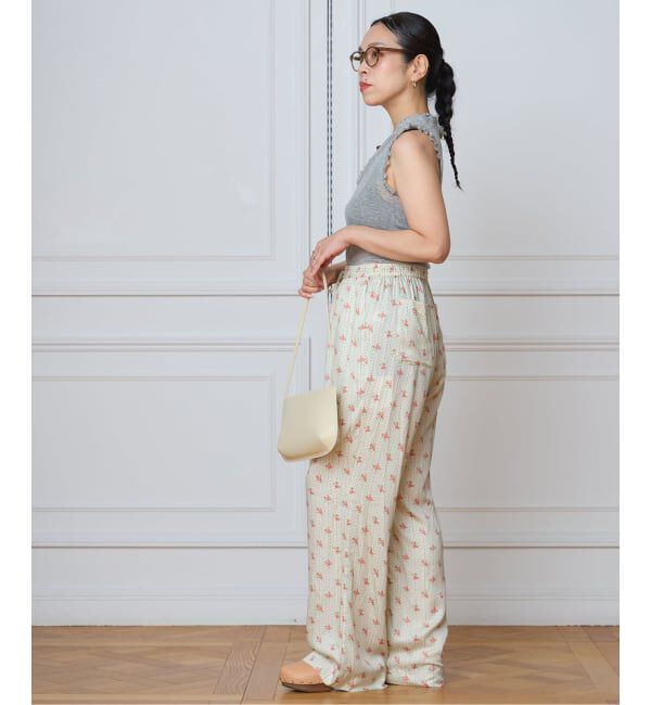 IENA LA BOUCLE「《追加2》seamless basic. シームレスベーシック Flounce タンクトップ」|タンクトップ|