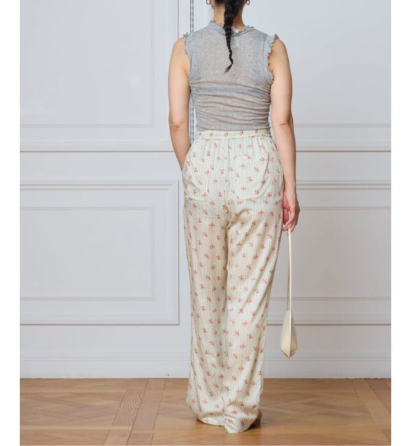 IENA LA BOUCLE「《追加2》seamless basic. シームレスベーシック Flounce タンクトップ」|タンクトップ|