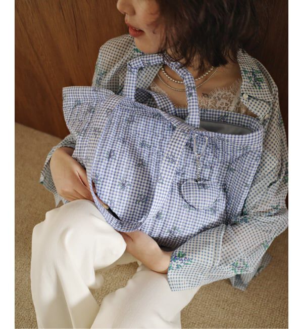 SLOBE IENA「《WEB限定/追加3》Margaux Dereume &times; SLOBE キルティングトートバッグ」|トートバッグ|