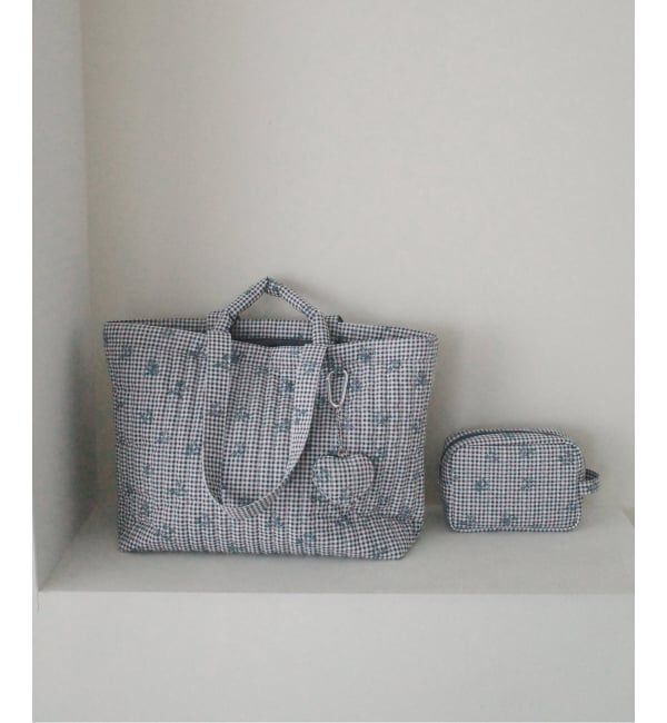 SLOBE IENA「《WEB限定/追加3》Margaux Dereume &times; SLOBE キルティングトートバッグ」|トートバッグ|