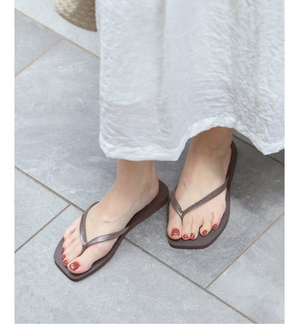SLOBE IENA「Havaianas/ハワイアナス Slim Square サンダル SLIM  SQUARE4 148301」|サンダル|