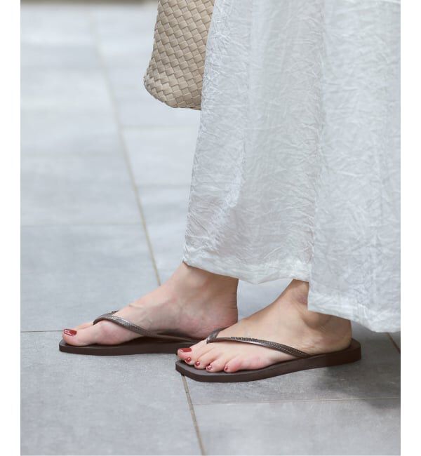 SLOBE IENA「Havaianas/ハワイアナス Slim Square サンダル SLIM  SQUARE4 148301」|サンダル|