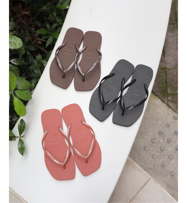 SLOBE IENA「Havaianas/ハワイアナス Slim Square サンダル SLIM  SQUARE4 148301」|サンダル|