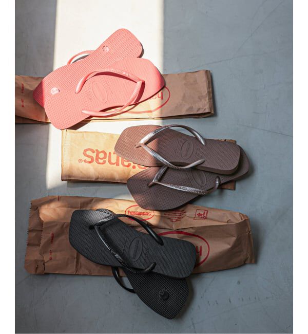 SLOBE IENA「Havaianas/ハワイアナス Slim Square サンダル SLIM  SQUARE4 148301」|サンダル|