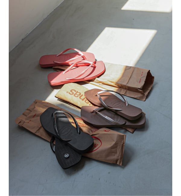 SLOBE IENA「Havaianas/ハワイアナス Slim Square サンダル SLIM  SQUARE4 148301」|サンダル|