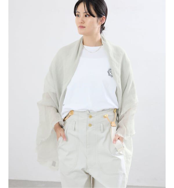 IENA「NIMNIMDUAI/ニムニムデュアイ 別注 PREMIUM LINEN GAUZE STOLE ストール」|ストール|