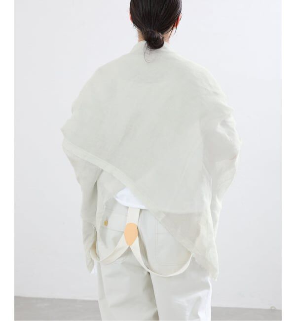IENA「NIMNIMDUAI/ニムニムデュアイ 別注 PREMIUM LINEN GAUZE STOLE ストール」|ストール|