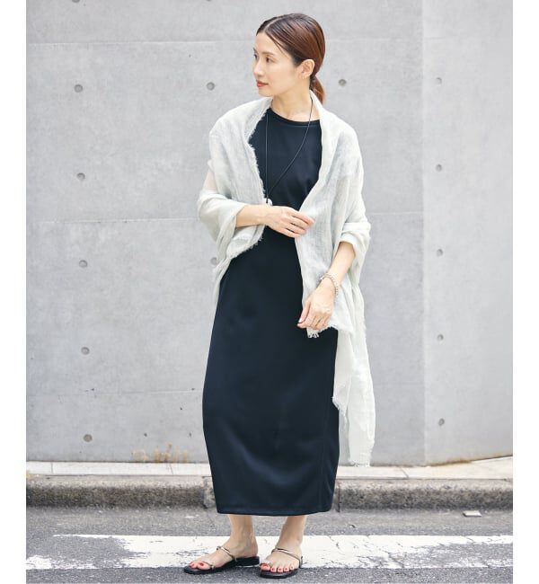 IENA「NIMNIMDUAI/ニムニムデュアイ 別注 PREMIUM LINEN GAUZE STOLE ストール」|ストール|
