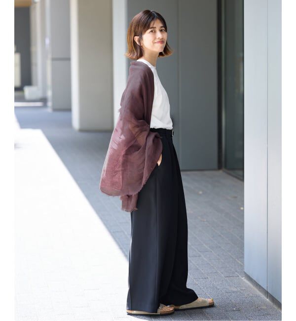 IENA「NIMNIMDUAI/ニムニムデュアイ 別注 PREMIUM LINEN GAUZE STOLE ストール」|ストール|