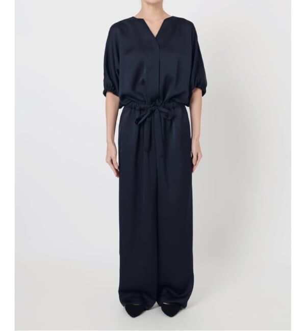 VERMEIL par iena「《一部WEB限定》サテンオールインワン」|オールインワン|