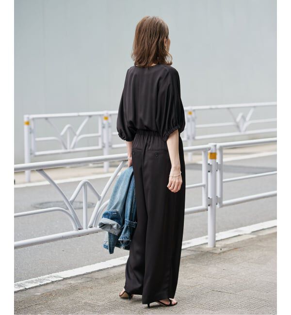 VERMEIL par iena「《一部WEB限定》サテンオールインワン」|オールインワン|
