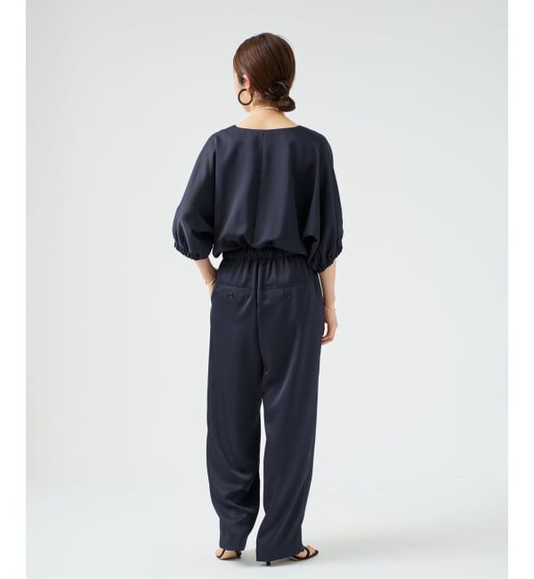 VERMEIL par iena「《一部WEB限定》サテンオールインワン」|オールインワン|