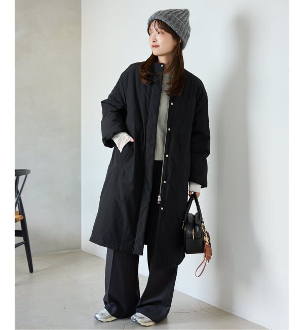 SLOBE IENA「《WEB限定/追加予約》中綿ストール付きノーカラーコート」|その他|