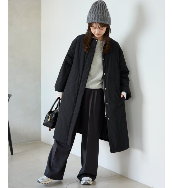 SLOBE IENA「《WEB限定/追加予約》中綿ストール付きノーカラーコート」|その他|