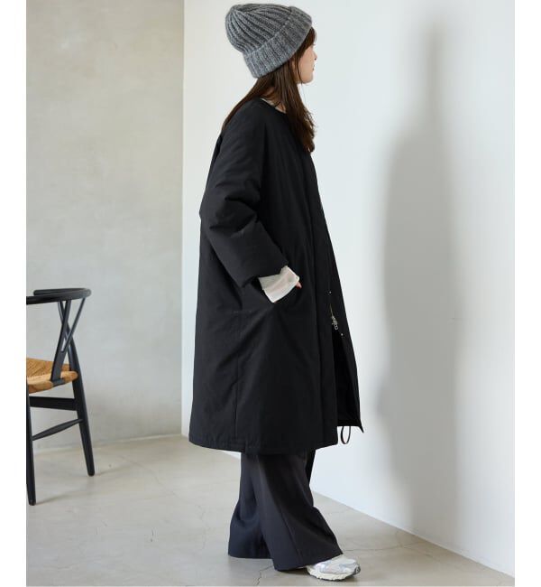 SLOBE IENA「《WEB限定/追加予約》中綿ストール付きノーカラーコート」|その他|