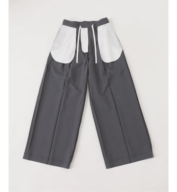 SLOBE IENA「《接触冷感/UVカット/吸水速乾/4サイズ展開》ワイドスラックス」|スラックス|