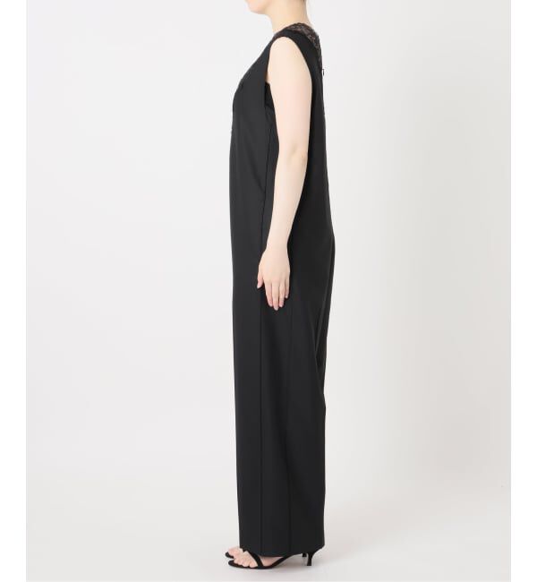 VERMEIL par iena「《一部カラーWEB限定》Lace Neck オールインワン」|オールインワン|