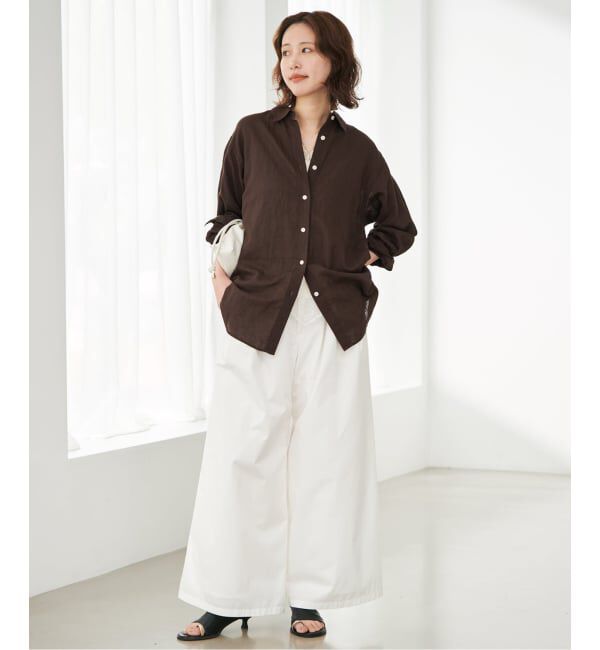 SLOBE IENA「《追加4》SLOBE 3WAY スムース巾着バッグ」|その他|