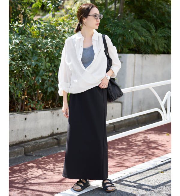 SLOBE IENA「《追加》リネンコットンカシュクールシャツ」|シャツ・ブラウス|