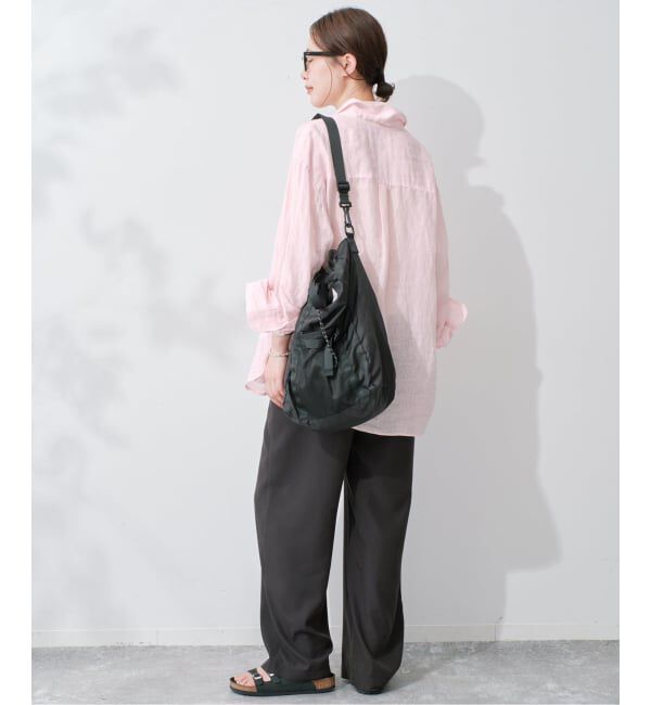 SLOBE IENA「《追加》リネンコットンカシュクールシャツ」|シャツ・ブラウス|