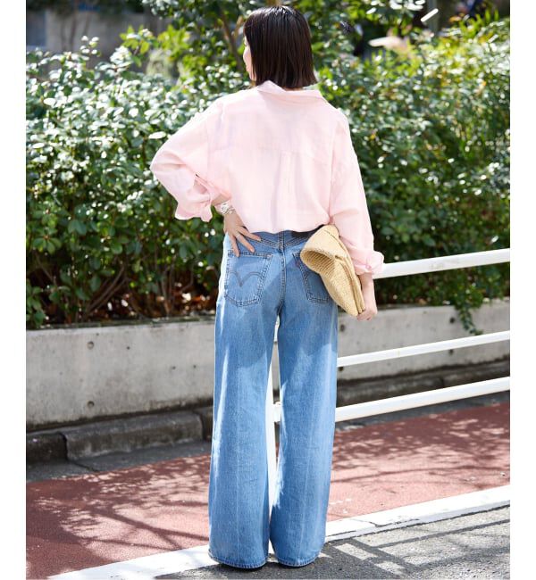 SLOBE IENA「《追加》リネンコットンカシュクールシャツ」|シャツ・ブラウス|