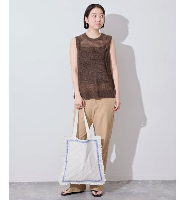 SLOBE IENA「《追加》crinkle crinkle crinkle SLOBE別注 handkerchief tote」|トートバッグ|