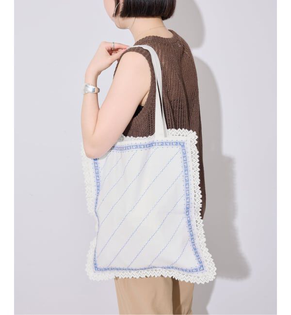SLOBE IENA「《追加》crinkle crinkle crinkle SLOBE別注 handkerchief tote」|トートバッグ|