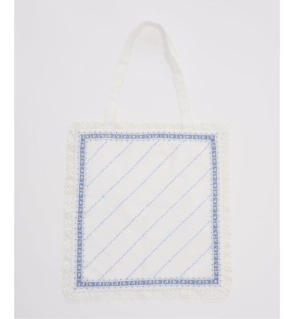 SLOBE IENA「《追加》crinkle crinkle crinkle SLOBE別注 handkerchief tote」|トートバッグ|