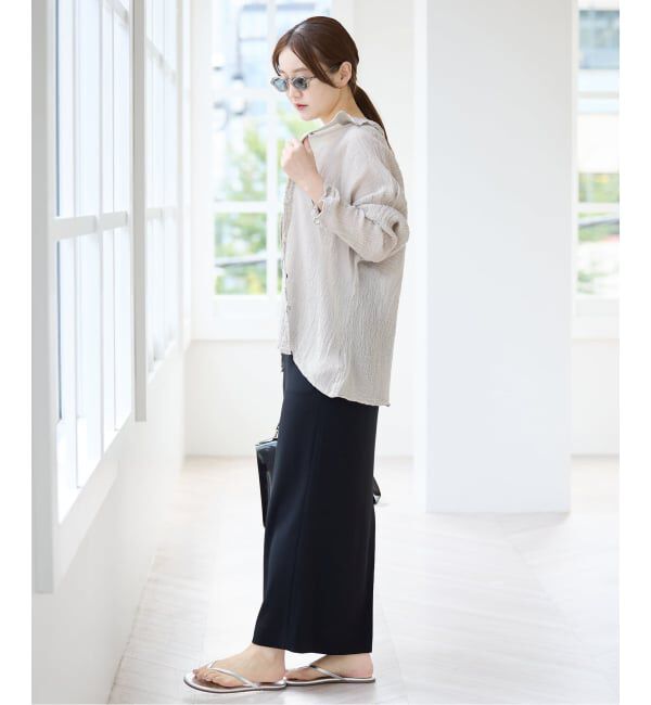 IENA「《追加》LES ATELIERS FRANCAIS DE CONFECTION Blouse Desert PE26BLDESERTGDC」|シャツ・ブラウス|