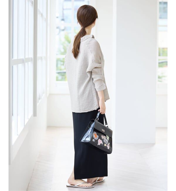 IENA「《追加》LES ATELIERS FRANCAIS DE CONFECTION Blouse Desert PE26BLDESERTGDC」|シャツ・ブラウス|
