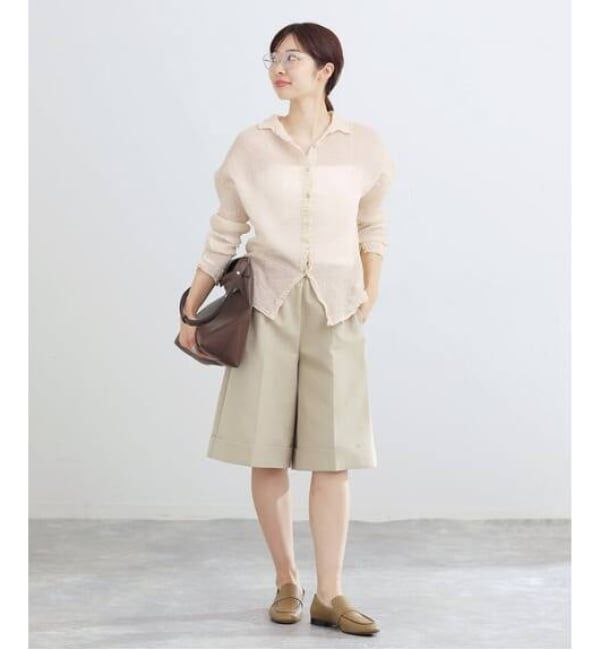 IENA「《追加》LES ATELIERS FRANCAIS DE CONFECTION Blouse Desert PE26BLDESERTGDC」|シャツ・ブラウス|