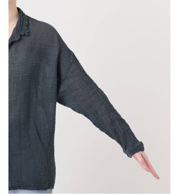 IENA「《追加》LES ATELIERS FRANCAIS DE CONFECTION Blouse Desert PE26BLDESERTGDC」|シャツ・ブラウス|