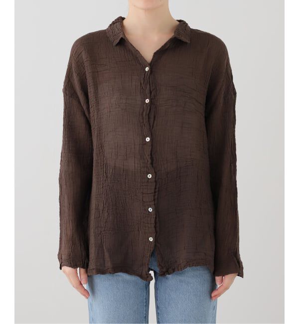IENA「《追加》LES ATELIERS FRANCAIS DE CONFECTION Blouse Desert PE26BLDESERTGDC」|シャツ・ブラウス|