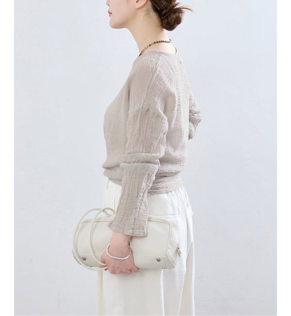 IENA「《追加》LES ATELIERS FRANCAIS DE CONFECTION T Manches Longues PE26TSMLGDC」|シャツ・ブラウス|