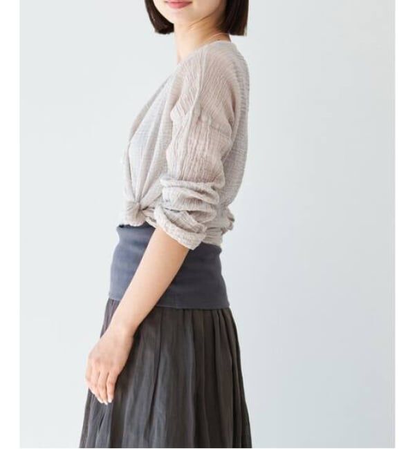 IENA「《追加》LES ATELIERS FRANCAIS DE CONFECTION T Manches Longues PE26TSMLGDC」|シャツ・ブラウス|