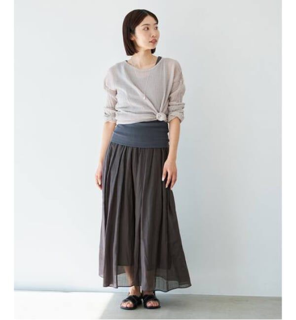 IENA「《追加》LES ATELIERS FRANCAIS DE CONFECTION T Manches Longues PE26TSMLGDC」|シャツ・ブラウス|