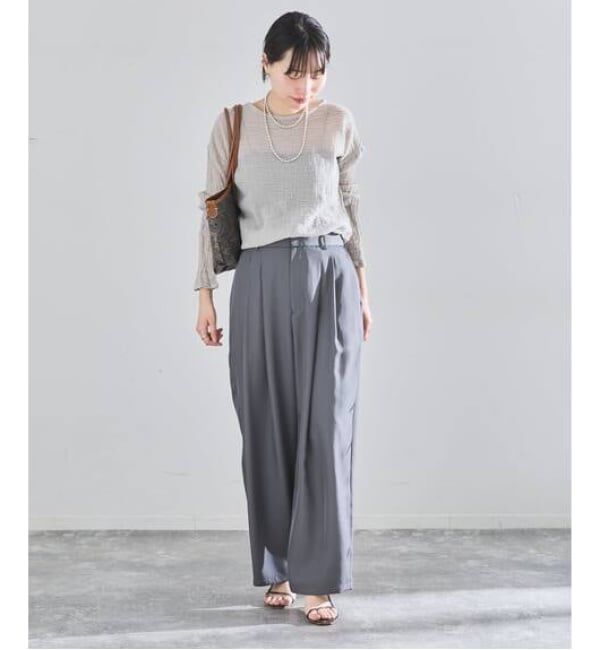 IENA「《追加》LES ATELIERS FRANCAIS DE CONFECTION T Manches Longues PE26TSMLGDC」|シャツ・ブラウス|