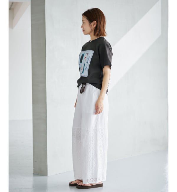 IENA「《手洗い可》ENパッチワークレースイージーパンツ」|その他|