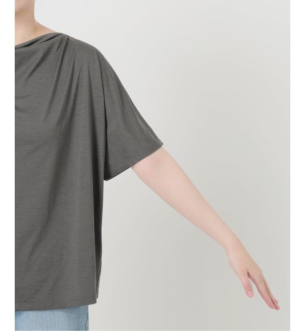IENA「《接触冷感》アシメトリソフトプルオーバー」|Tシャツ・カットソー|