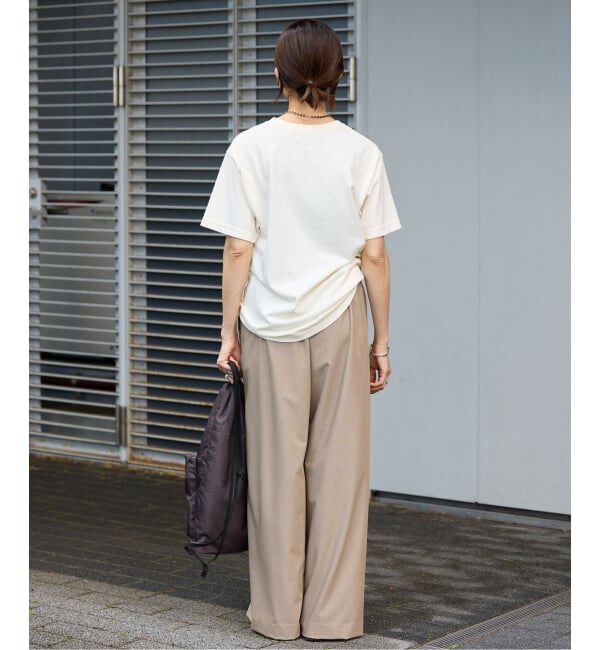 IENA「《接触冷感/防シワ》Cool touchイージースラックス」|スラックス|