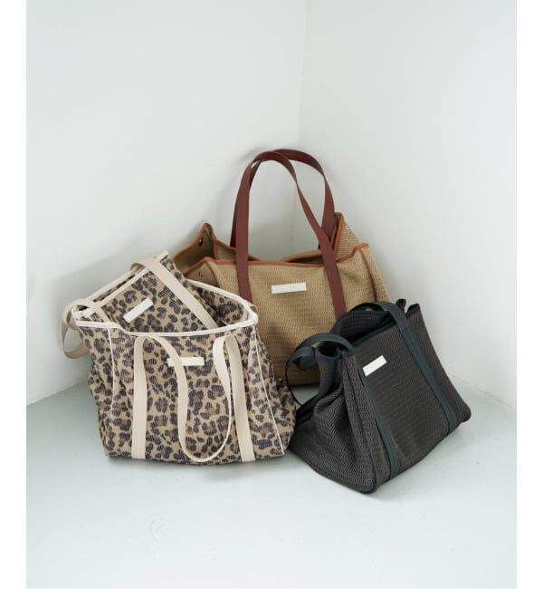 IENA「《洗濯機洗い可》qbag paris/キューバッグ パリ 別注NEST ZIP L バッグ」|トートバッグ|