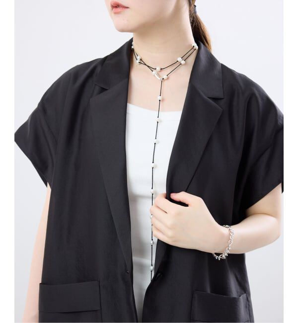 IENA「シアーハーフジャケット」|テーラードジャケット|