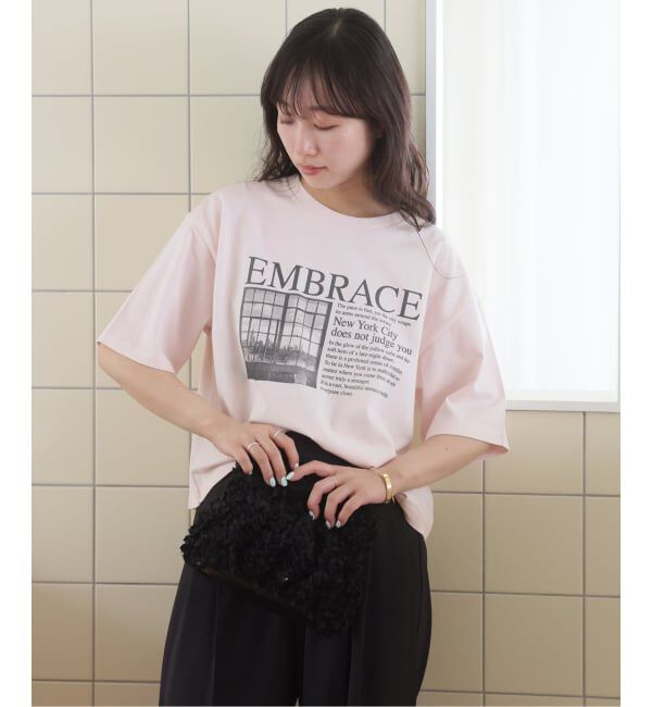 SLOBE IENA「《追加》SCREEN STARS SLOBE別注 ショートニュースペーパーTEE」|Tシャツ・カットソー|