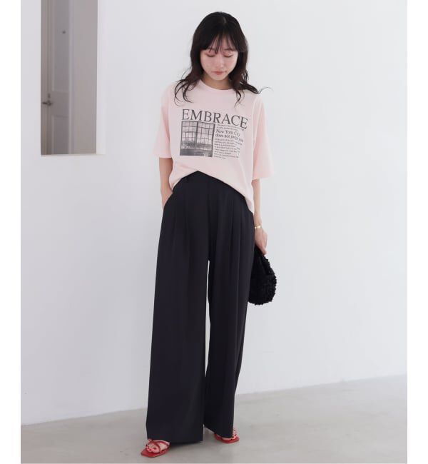 SLOBE IENA「《追加》SCREEN STARS SLOBE別注 ショートニュースペーパーTEE」|Tシャツ・カットソー|